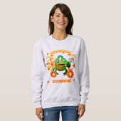 Good Morning Sunshine Funny Chameleon Sweatshirt (Vorne ganz)