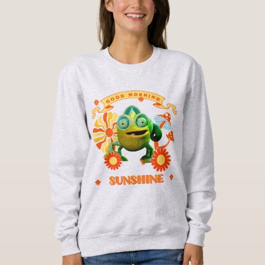 Good Morning Sunshine Funny Chameleon Sweatshirt (Vorderseite)