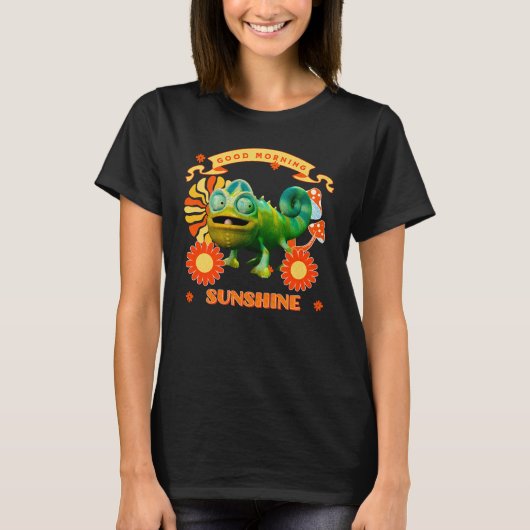 Good Morning Sunshine Funny Chameleon T-Shirt (Vorderseite)