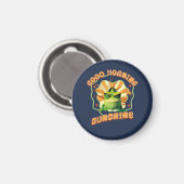 Good Morning Sunshine Funny Grumpy Chameleon Magnet (Vorderseite/Rückseite)