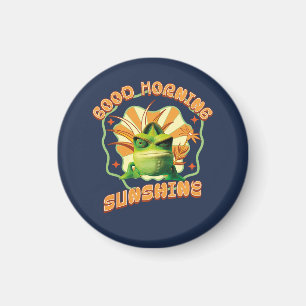 Good Morning Sunshine Funny Grumpy Chameleon Magnet