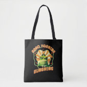 Good Morning Sunshine Funny Grumpy Chameleon Tasche (Vorderseite)