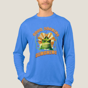 Good Morning Sunshine Funny Grumpy Chameleon Tri-Blend Shirt