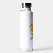 Good Morning Sunshine Funny Grumpy Chameleon Trinkflasche (Rechts)