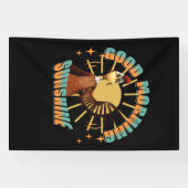 Good Morning Sunshine Funny Rooster Banner (Horizontal)