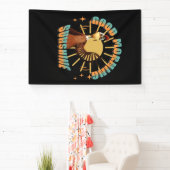 Good Morning Sunshine Funny Rooster Banner (InSitu)