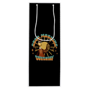 Good Morning Sunshine Funny Rooster Geschenktüte Für Weinflaschen