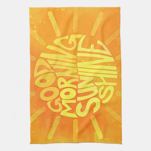 Good Morning, Sunshine! Geschirrtuch (Vertikal)