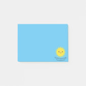 Good Morning Sunshine Kawaii Sun Post-it Klebezettel (Vorderseite)