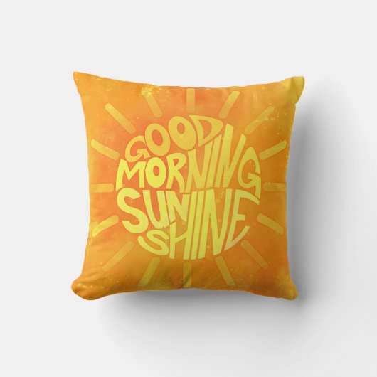Good Morning, Sunshine! Kissen (Vorderseite)