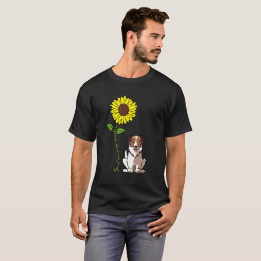 Good Morning Sunshine Liebe Mein Australian Shephe T-Shirt (Vorne ganz)