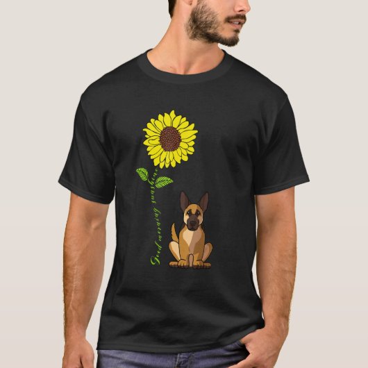 Good Morning Sunshine Love My German Shepherd Dog T-Shirt (Vorderseite)