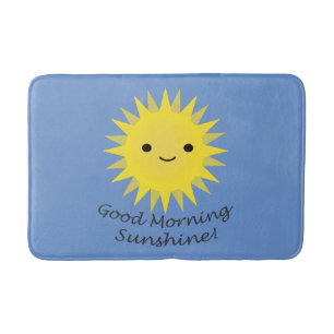 Good Morning Sunshine Niedlich Kawaii Sun Badematte