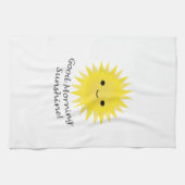 Good Morning Sunshine Niedlich Kawaii Sun Geschirrtuch (Horizontal)