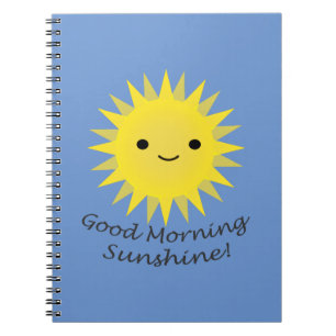 Good Morning Sunshine Niedlich Kawaii Sun Notizblock