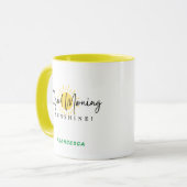 Good Morning Sunshine personalisierte Mug Tasse (Vorderseite Links)