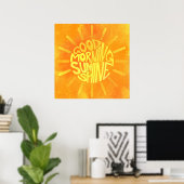 Good Morning, Sunshine! Poster (Heimbüro)