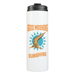 Good Morning Sunshine Pterodactyl Dino Thermosbecher