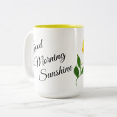 Good Morning Sunshine und Lemons Tasse (Vorderseite Links)