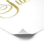 Good Morning Sunshine Zitat Imitate Gold Foil Zita Fotodruck (Ecke)