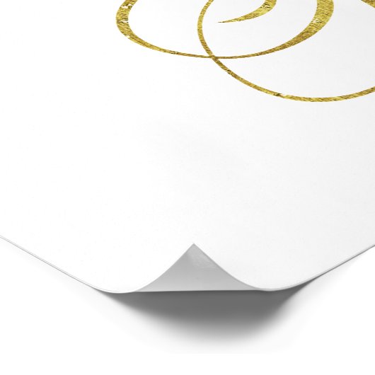 Good Morning Sunshine Zitat Imitate Gold Foil Zita Poster (Ecke)