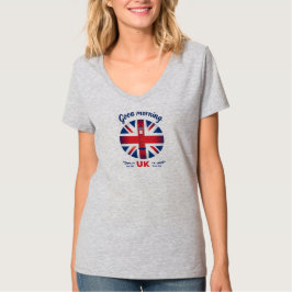 Good Morning UK - Union Jack & London Phone Box T-Shirt