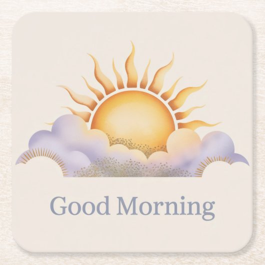 Good Morning Untersetzer Set (Vorderseite)