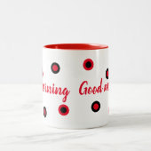 Good Morning Zweifarbige Tasse (Mittel)