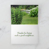 Good Neighbor Day-May+19. Dankeschön Karte (Innenseite)