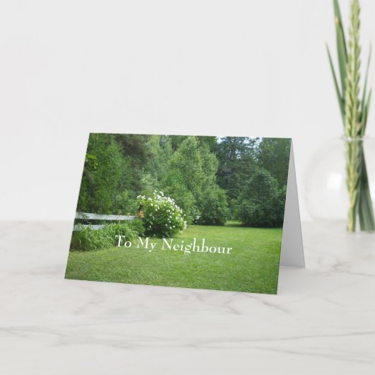 Good Neighbor Day-May+19. Dankeschön Karte (Vorderseite)