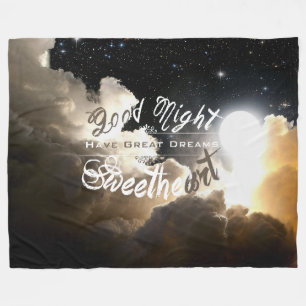 Good Night Collection - Fleece Blanket