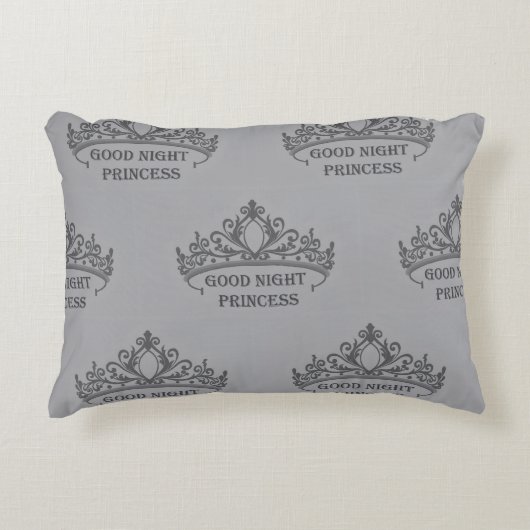 Good night princess Accent Pillow Dekokissen (Vorderseite)