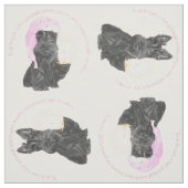 Good Night Scottish Terriers Stoff (Muster)