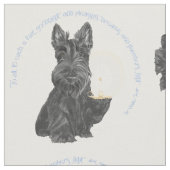 Good Night Scottish Terriers Stoff (Nahaufnahme)