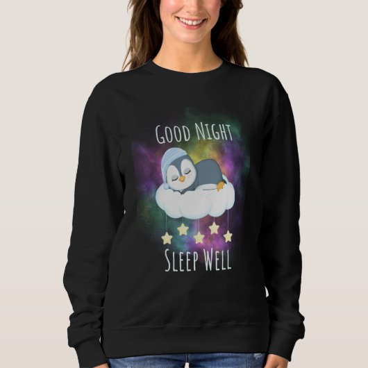 Good night sleep well Penguin For Kids Sweatshirt (Vorderseite)