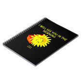 Good Night Sun Spiral Foto Notebook Notizblock (Linke Seite)