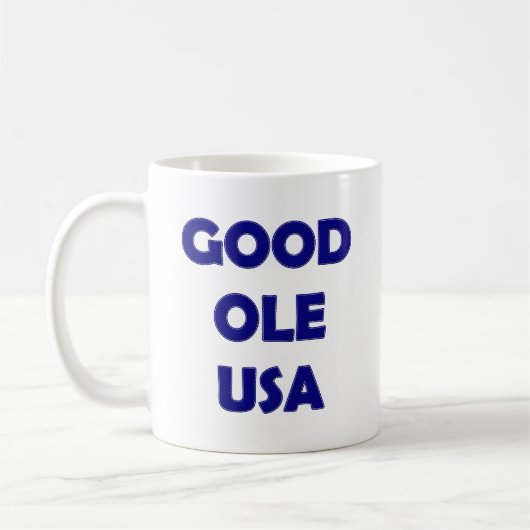 Good Ole USA, Blue-Coffee Tasse (Links)