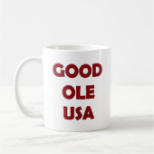 Good Ole USA, Red Coffee Tasse (Links)