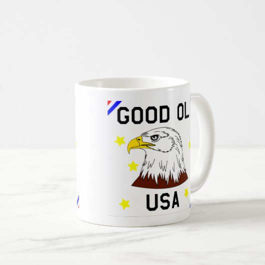 Good Ol'USA Tasse (VorderseiteRechts)