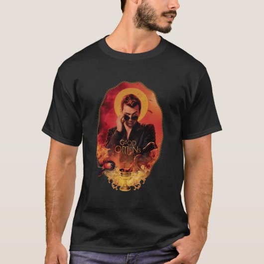 Good Omens - Crowley Chalice T-Shirt (Vorderseite)