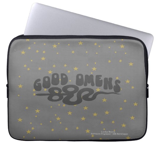 Good Omens Serpent Laptopschutzhülle (Vorderseite)