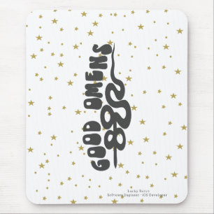 Good Omens Serpent Mousepad