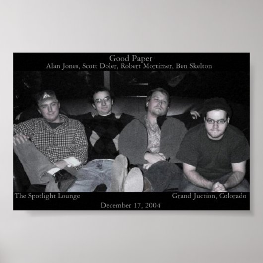 Good Paper Poster (Vorne)