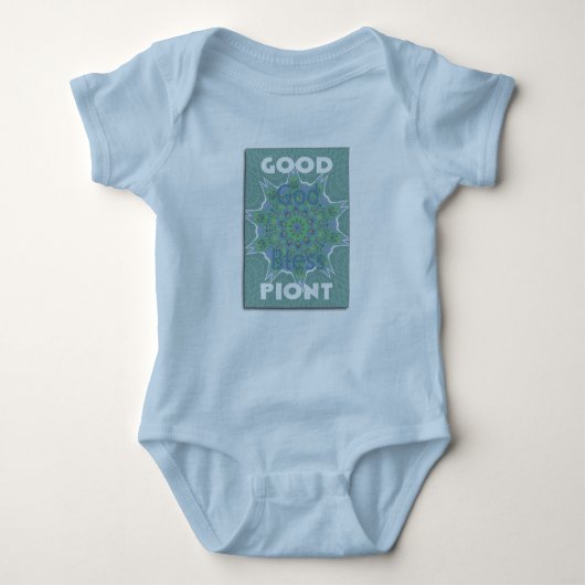 Good Point Gott segne Baby Tshirt (Vorderseite)