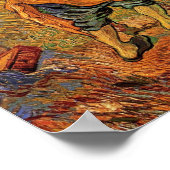 Good Samaritan (nach Delacroix), Vincent van Gogh Poster (Ecke)