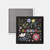 Good School, Hello Summer and Blume Baby Magnet (Vorderseite/Rückseite)