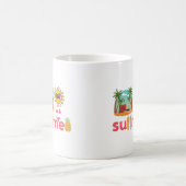 Good School, Hello Summer Beach und Sun Kaffeetasse (Mittel)