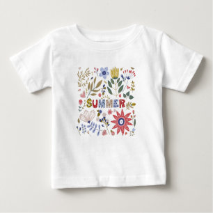 Good School, Hello Summer und Blume Baby T-shirt
