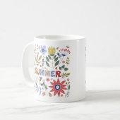 Good School, Hello Summer und Blume Kaffeetasse (Vorderseite Links)