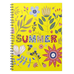 Good School, Hello Summer und Blume Notizblock